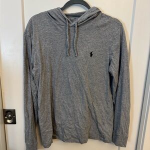 Polo by Ralph Lauren Men's Gray Hoodie Shirt